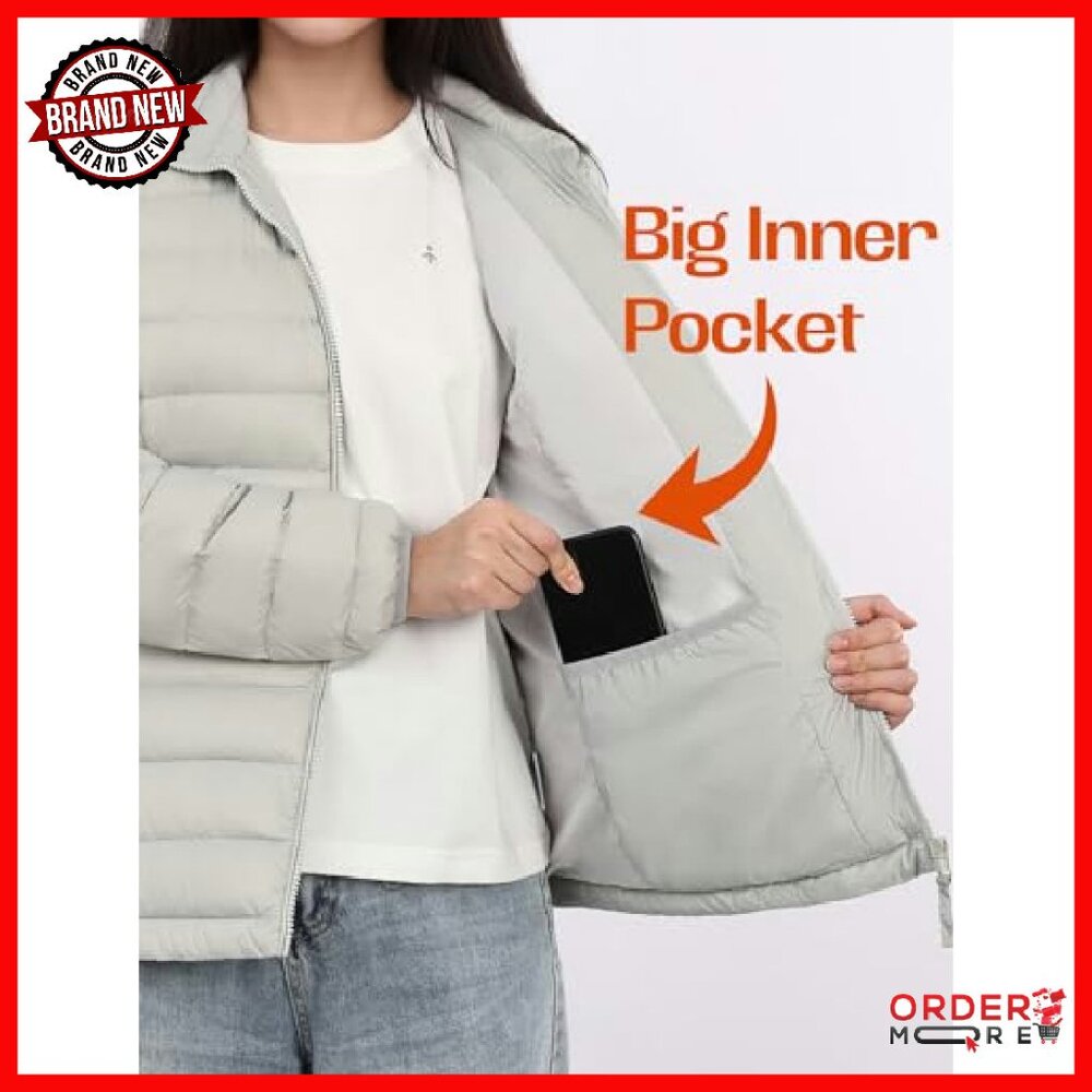 Women's Lightweight Packable Down Jacket Quilted … - image 6